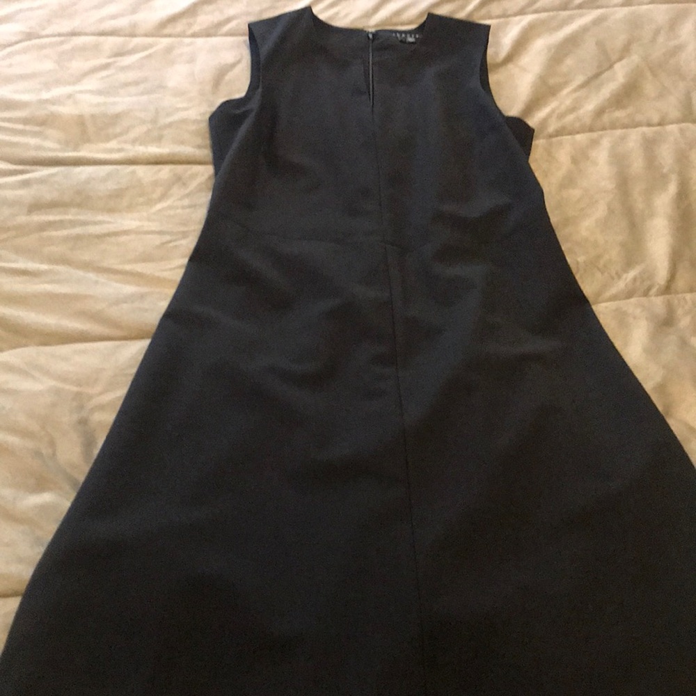 Black mid-thigh dress from Theory